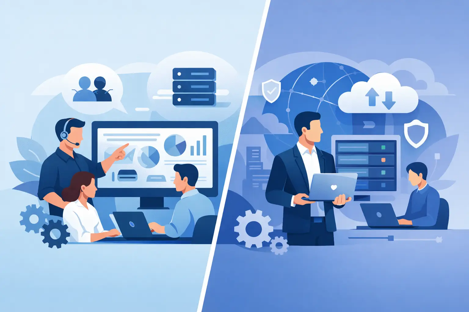 Co Managed IT vs Outsourced IT