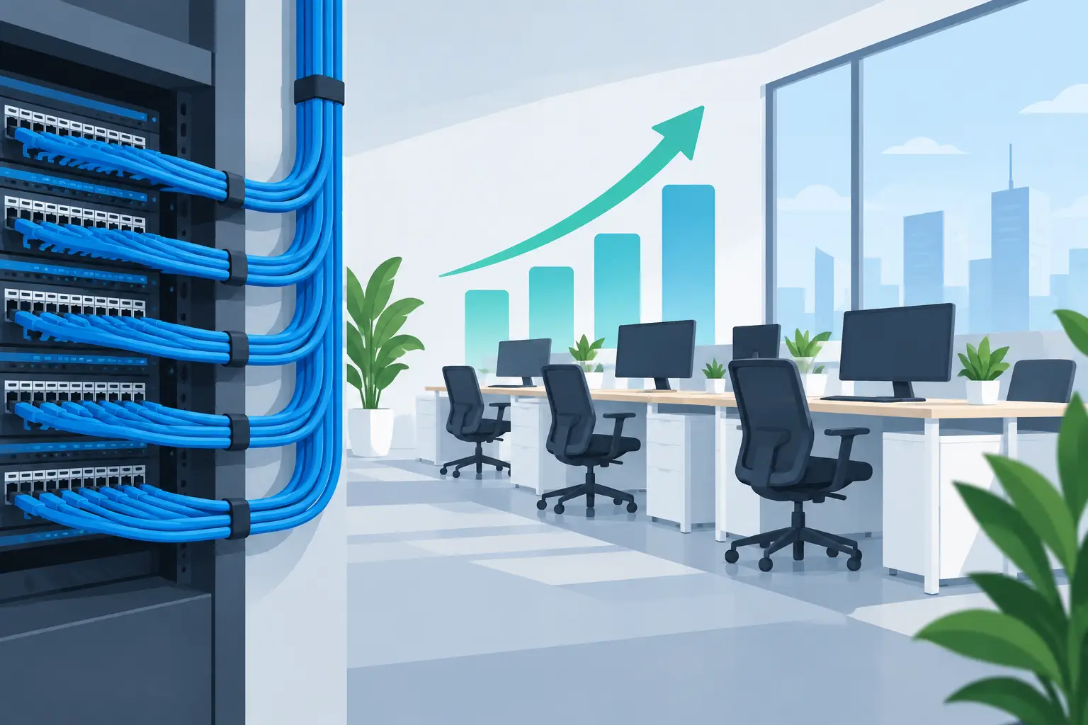 Network Cabling for Offices That Supports Growth