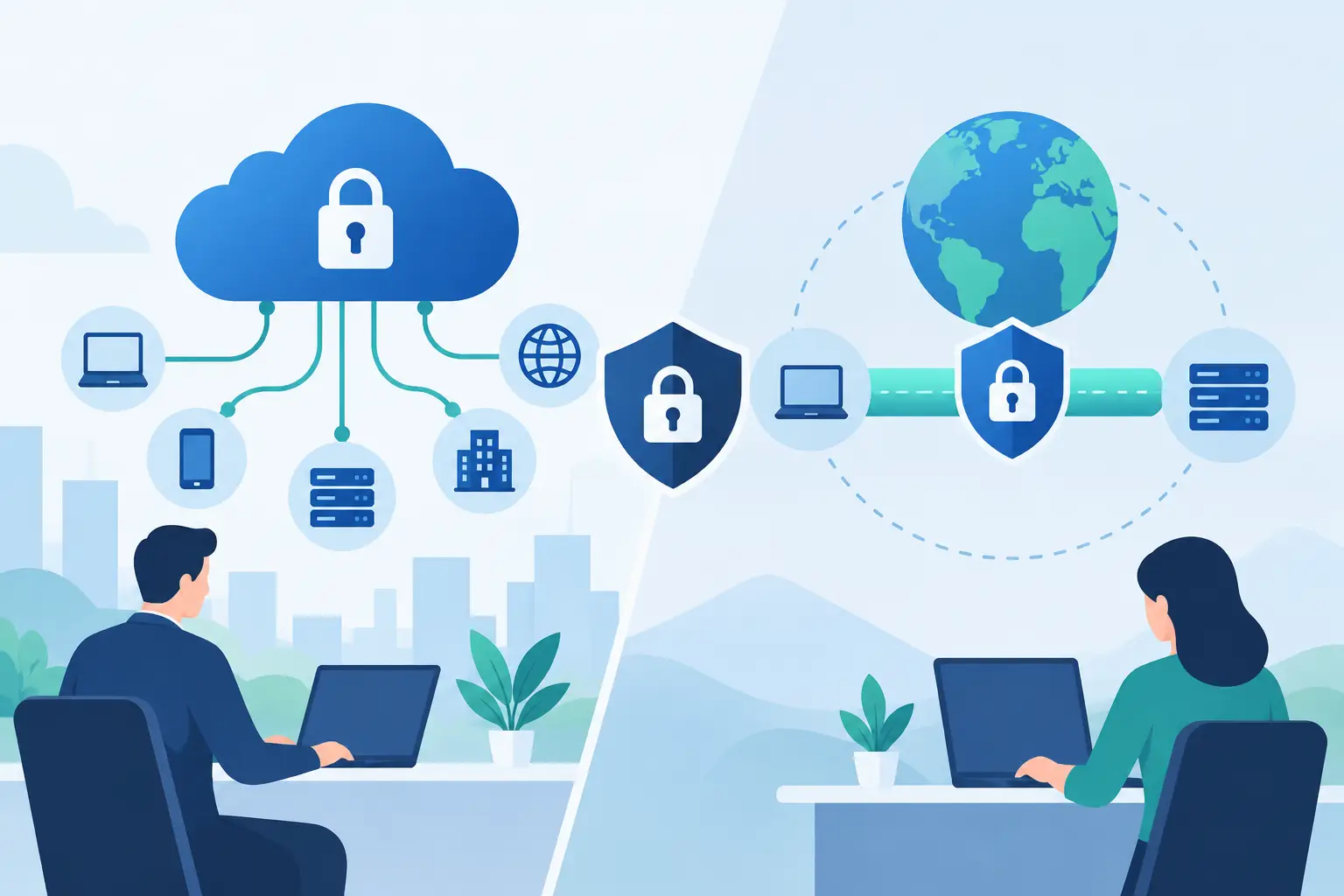 SASE versus VPN for Secure Growing Businesses